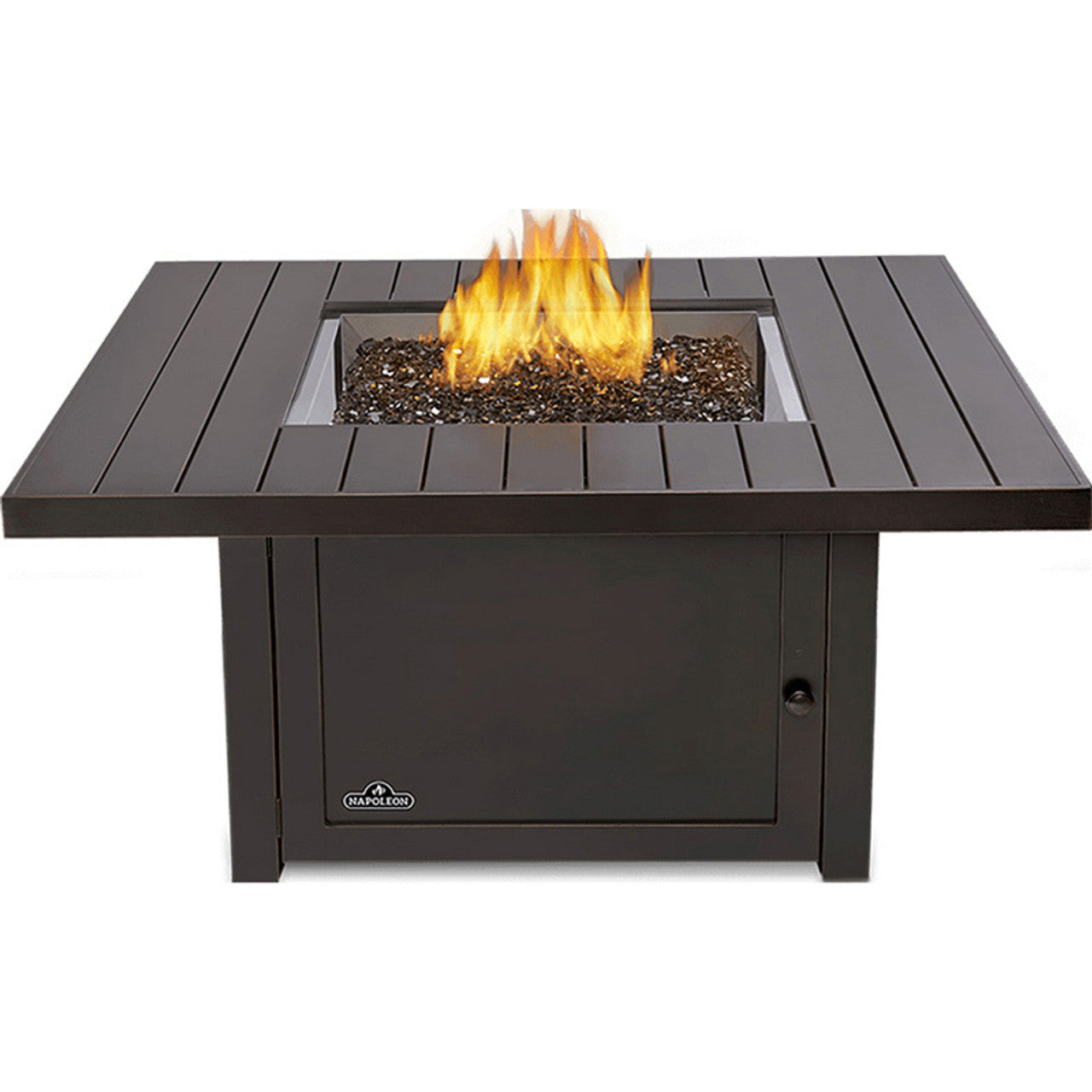 images Napoleon St. Tropez Square Propane Patioflame Fire Pit Table - STTR2-BZ - Image 1