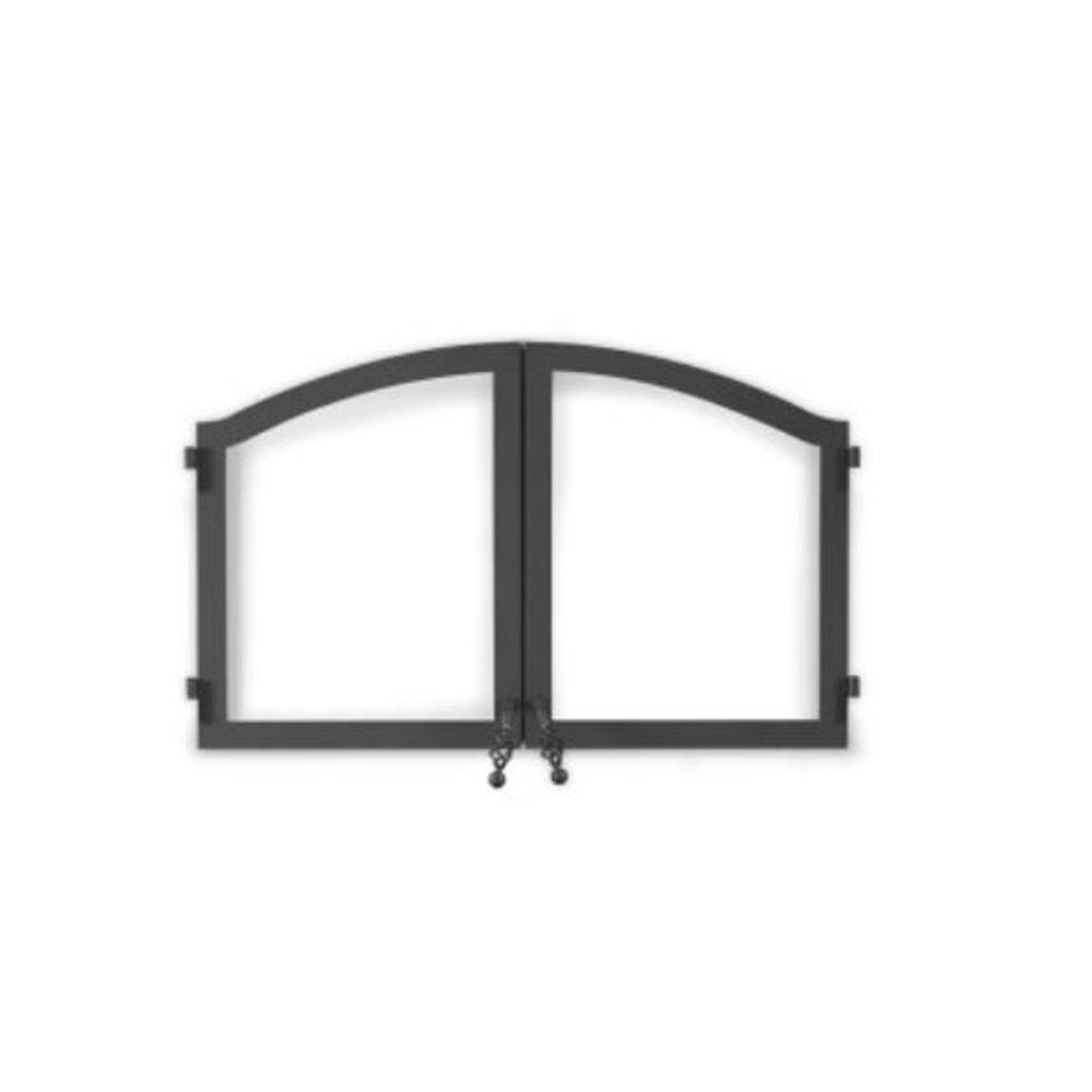 images Napoleon Arched Black Double Doors H335-1K - Image 1