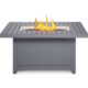 Napoleon Hamptons Rectangle Propane Patioflame Fire Pit Table - HAMP1-GY