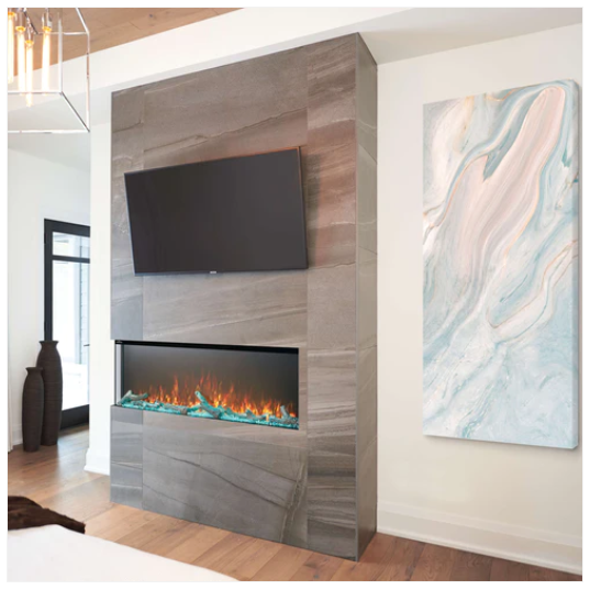 images Napoleon Trivista™ Primis 50 Three-Sided Built-in Electric Fireplace NEFB50H-3SV - Image 1