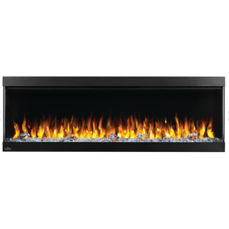images Napoleon Trivista Pictura 50'' Electric Fireplace NEFL50H-3SV- Elegamt Home USA