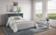 Night and Day Furniture Poppy Murphy Cabinet Bed, Queen, Antique Blue Finish - Image 4