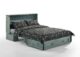 Night and Day Furniture Poppy Murphy Cabinet Bed, Queen, Antique Blue Finish - Image 6