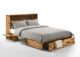 Night and Day Furniture Ranchero Murphy Cabinet Bed, Queen, Bakar - Image 4