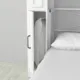 Portrait Murphy Bed with Internal Storage, Queen Size, White | Leto Muro - Image 8