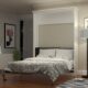 Queen Murphy Bed, Vertical, White by Leto Muro - Image 2