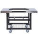 Primo Steel Cart With Stainless Steel Side Tables For Oval XL / Oval Large - PG00370