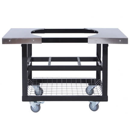 images Primo Steel Cart With Stainless Steel Side Tables For Oval XL / Oval Large - PG00370 - Image 1