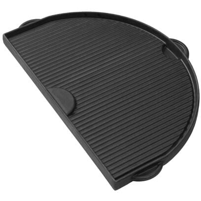 images Primo Cast Iron Griddle for XL 400, Flat and Grooved Sides, (1 pc) PG00360 - Image 1