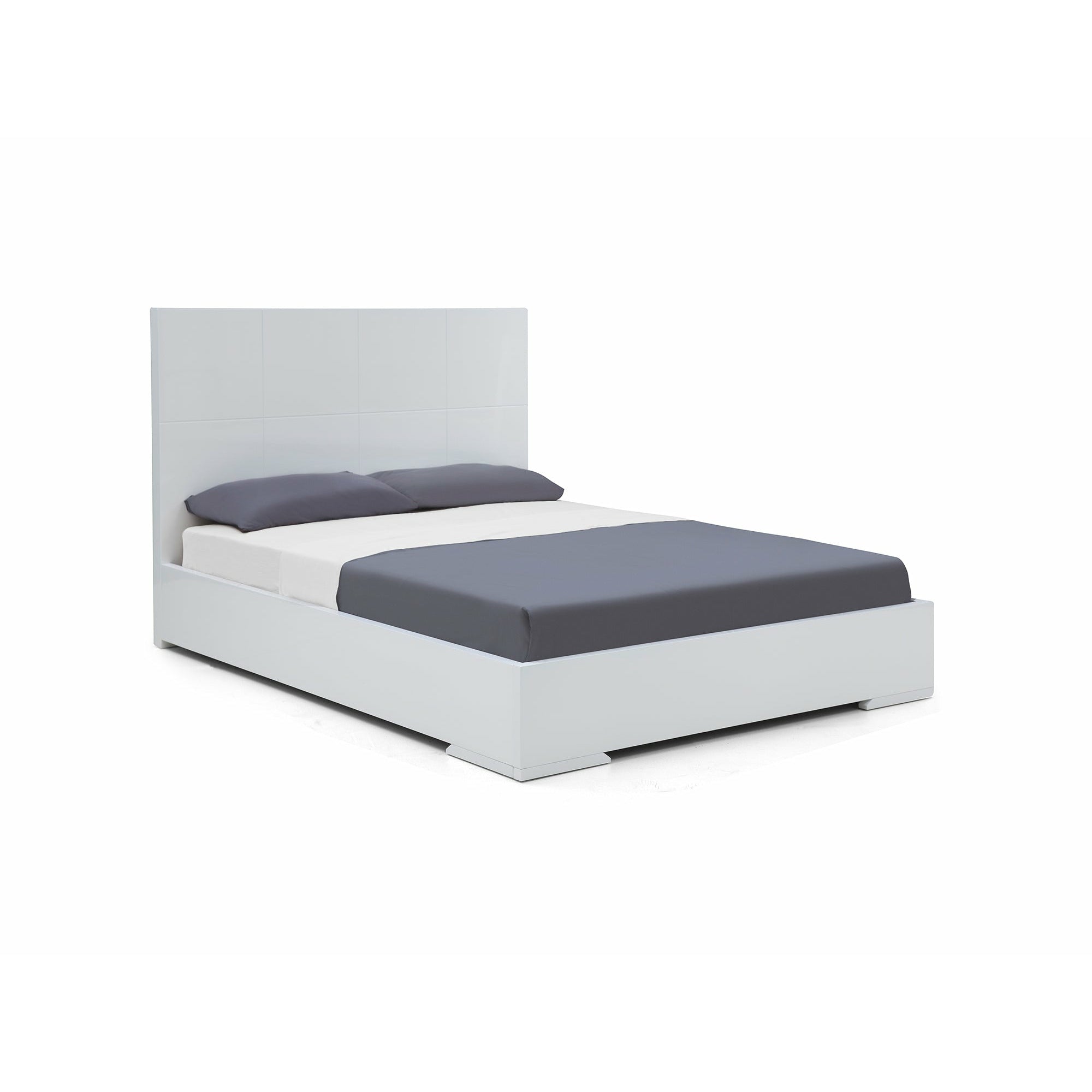 images Whiteline Modern Living - Anna Bed Queen BQ1207-WHT - Image 1