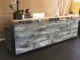 Modern Reception Desk | 4–8 ft Rustic Reclaimed Wood - Image 2