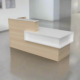 84" Modern Reception Desk | Pre-Assembled Laminate Front Counter - Image 18