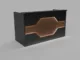 Reception Desk | Laminate Counter w/ LED Accent & Cable Grommets (4–7 ft) - Image 4