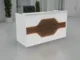 Reception Desk | Laminate Counter w/ LED Accent & Cable Grommets (4–7 ft) - Image 7