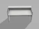 Modern Reception Desk | Laminate Counter w/ LED Accent & Cable Grommets (4–7 ft) - Image 4