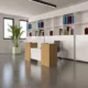 Modern Reception Desk | Laminate Front Counter