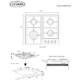 Cosmo 24" Gas Cooktop in Stainless Steel with 4 Sealed Burners COS-640STX-E - Image 15