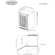 Cosmo 48 Bottle Stainless Steel 24 in. Single Zone Compressor Wine Cooler COS-24BIWCS - Image 20