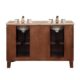 Silkroad Exclusive 55'' Travertine Top Double Sink Bathroom Vanity - HYP-0208-T-UWC-55 - Image 6