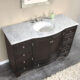 Silkroad Exclusive 55'' Travertine Top Single Sink Bathroom Vanity - HYP-0703-T-UWC-55 - Image 6