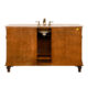 Silkroad Exclusive 60'' Travertine Top Single Sink Bathroom Vanity - HYP-0277-T-UWC-60 - Image 4
