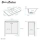 Swiss Madison Eclair 36" Bathroom Vanity in Oak - SM-BV343 - Image 12