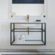 Swiss Madison Pierre 36" Single, Open Shelf, Gold Metal Frame Bathroom Vanity - SM-BV553G - Image 16