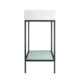 Swiss Madison Pierre 40" Single, Freestanding, Open Shelf, Chrome Metal Frame Bathroom Vanity - SM-BV73C - Image 13
