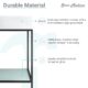 Swiss Madison Pierre 40" Single, Freestanding, Open Shelf, Chrome Metal Frame Bathroom Vanity - SM-BV73C - Image 17