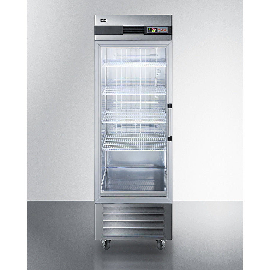 images Summit 23 Cu.Ft. Reach-In Refrigerator SCR23SSGLH - Image 1