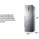 Summit 24'' Wide Bottom Freezer Refrigerator FFBF249SS2 - Image 6