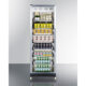 Summit 24" Wide Mini Reach-In Beverage Center with Dolly SCR1401LHRICSS - Image 4