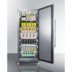Summit 24" Wide Mini Reach-In All-Refrigerator with Dolly FFAR121SSRI - Image 5