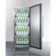 Summit 24" Wide Mini Reach-In All-Refrigerator with Dolly FFAR121SSRI - Image 4