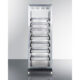 Summit 24" Wide Mini Reach-In Beverage Center with Dolly SCR1401RICSS