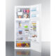 Summit 24" Wide Top Mount Refrigerator-Freezer With Icemaker FF1091WIM - Image 4