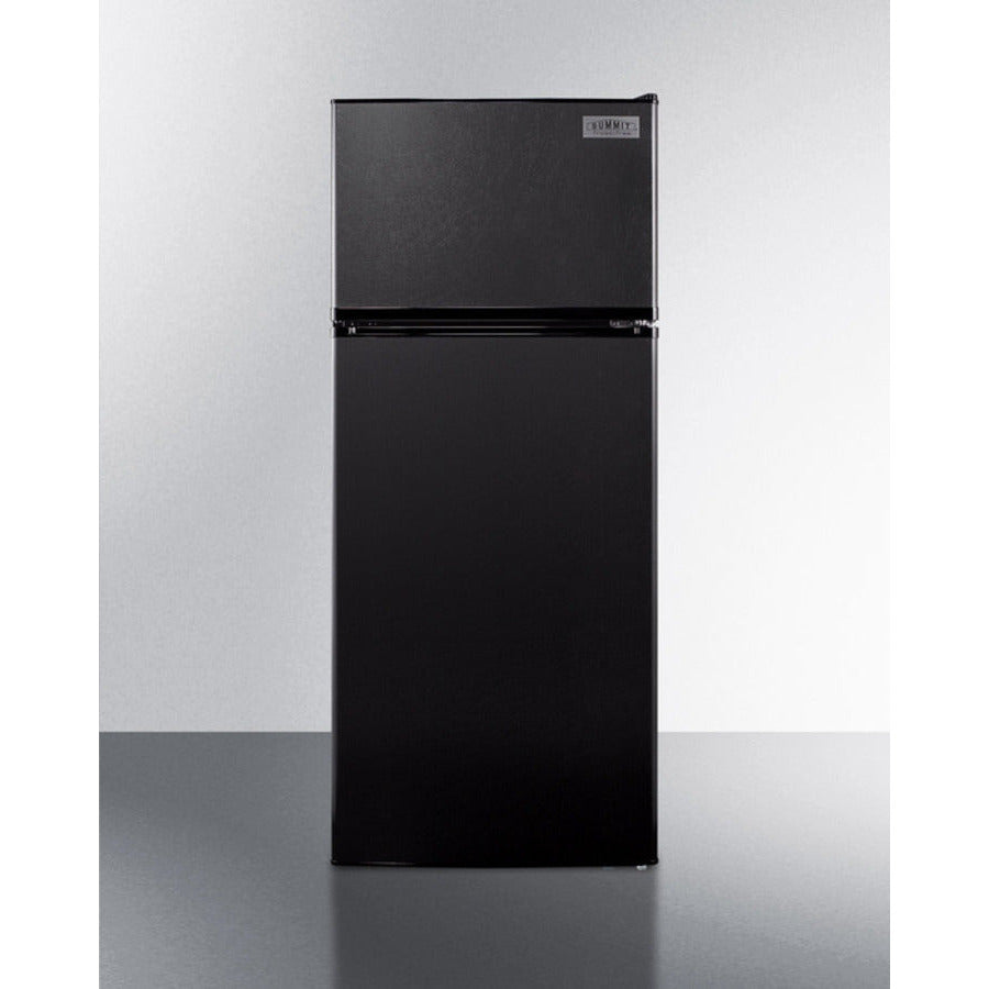 images Summit 24" Wide Top Mount Refrigerator-Freezer With Icemaker FF1119BIM - Image 1
