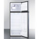 Summit 24" Wide Top Mount Refrigerator-Freezer With Icemaker FF1293SSIM - Image 3