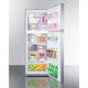 Summit 26" Wide Top Mount Refrigerator-Freezer With Icemaker FF1427SSIM - Image 3