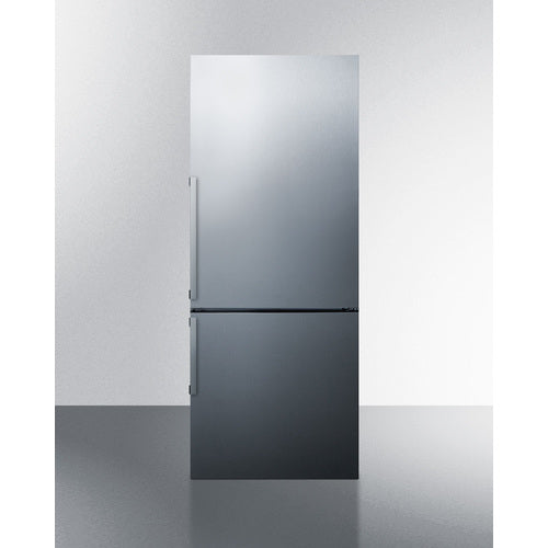 images Summit 28" Wide Bottom Freezer Refrigerator FFBF286SS - Image 1