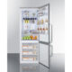 Summit 28" Wide Bottom Freezer Refrigerator FFBF286SS - Image 3