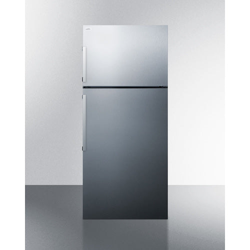 images Summit 28" Wide Top Mount Refrigerator-Freezer With Icemaker FF1512SSIM - Image 1