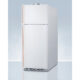 Summit 30" Wide Break Room Refrigerator-Freezer with Antimicrobial Pure Copper Handle BKRF18WCP - Image 2
