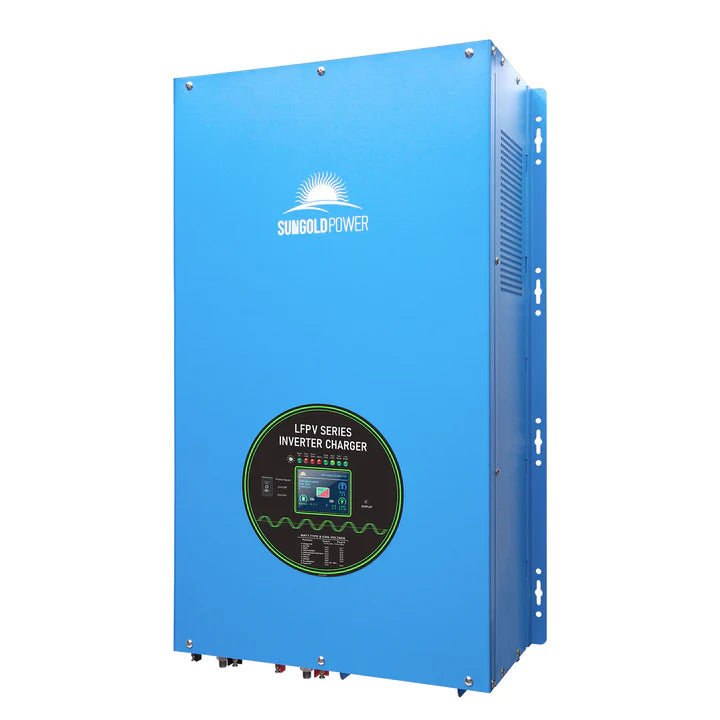 images SunGoldPower 12KW 48V Split Phase Pure Sine Wave Inverter Charger LFPV12K48V240VSP - Image 1