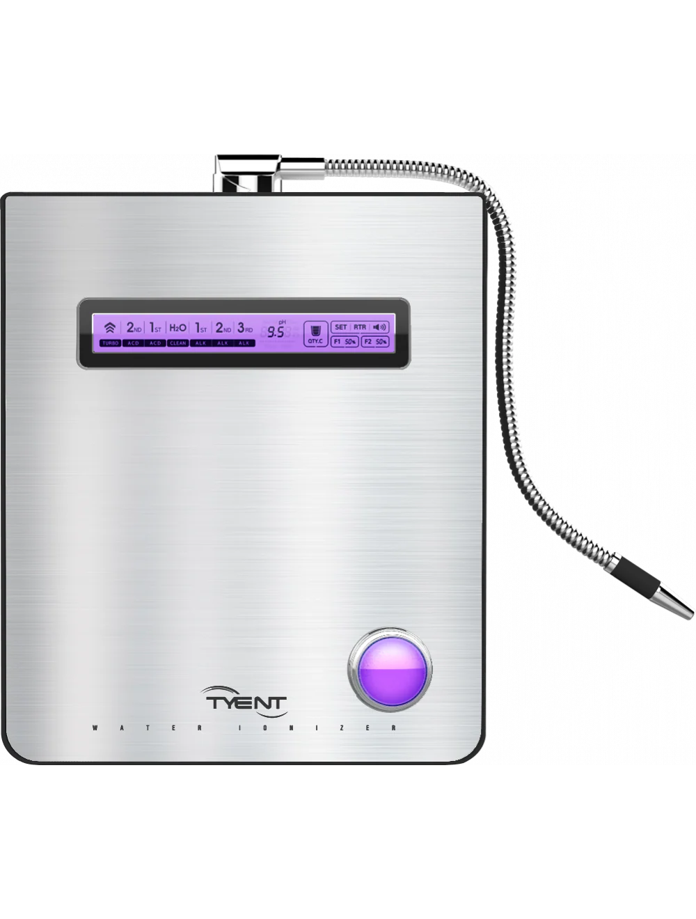 images Tyent Edge‑9 Turbo Above‑Counter Water Ionizer – 9‑Plate Touchscreen Compact - Image 1