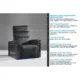 Valencia Monza Carbon Fiber Home Theater Seating Row of 2 - Image 11
