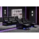 Valencia Monza Carbon Fiber Home Theater Seating Row of 3 - Image 12