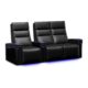 Valencia Monza Carbon Fiber Home Theater Seating Row of 3 - Image 3