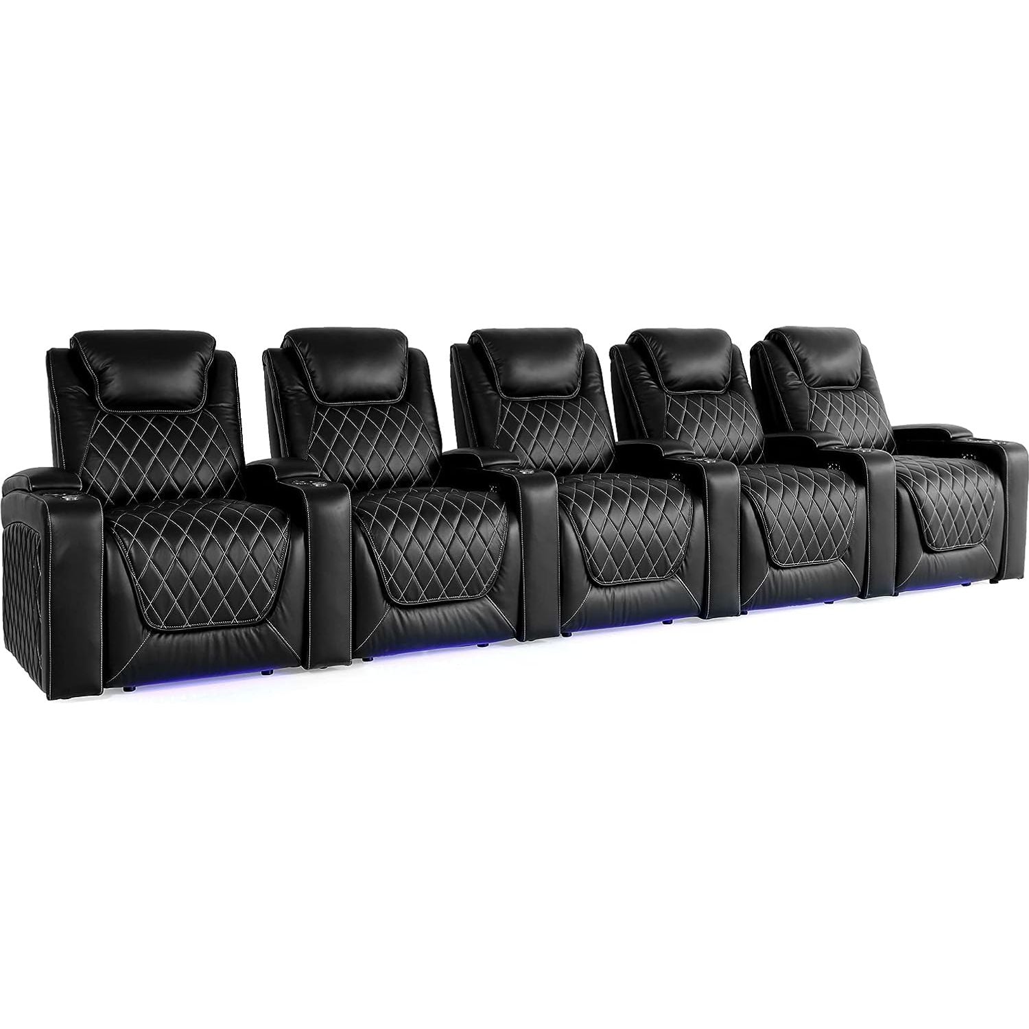 images Valencia Oslo Home Theater Seating Row of 5 - Image 1