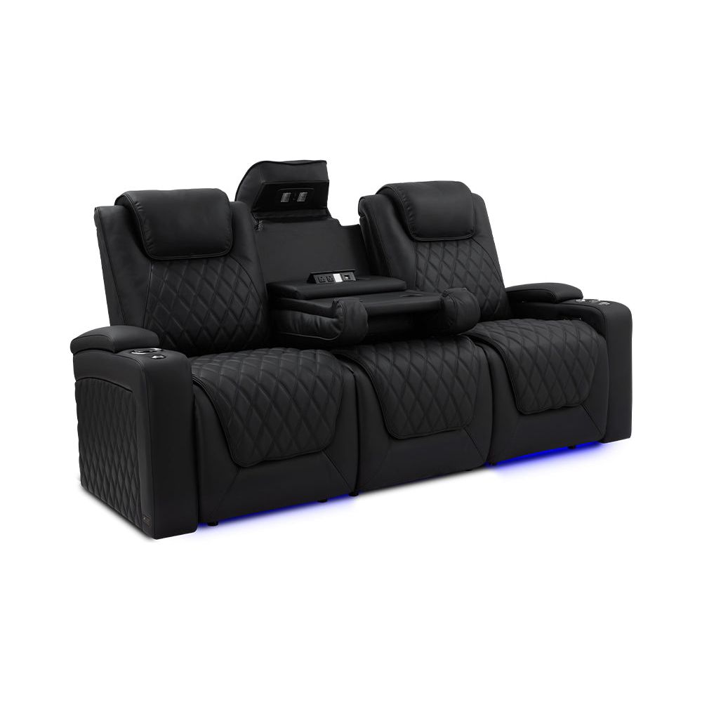 images Valencia Oslo Luxury Console Home Theater Seating Row of 3 - Image 1